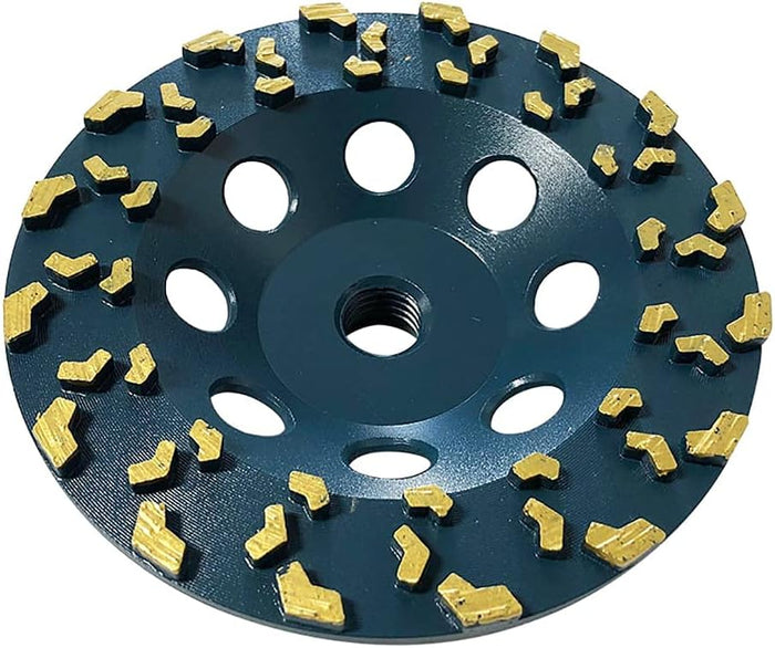 5" Vortex Seg Diamond Grinding Wheel for Coating Removal, 5/8"-11 Arbor