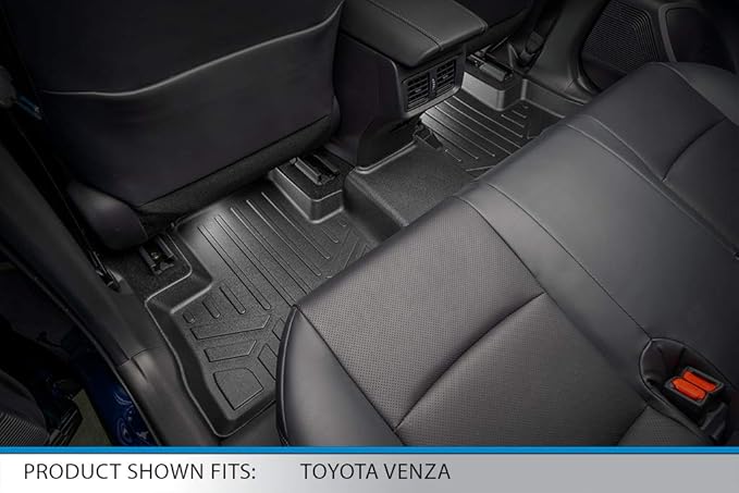 SMARTLINER Custom Fit All Weather 2 Row Floor Mats Liner Set Compatible