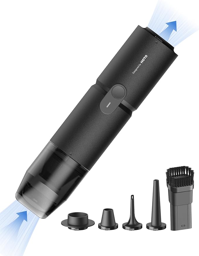 HOTO Handheld Vacuum Cleaner Cordless, Desk Vacuum Cleaner Compressed Electric