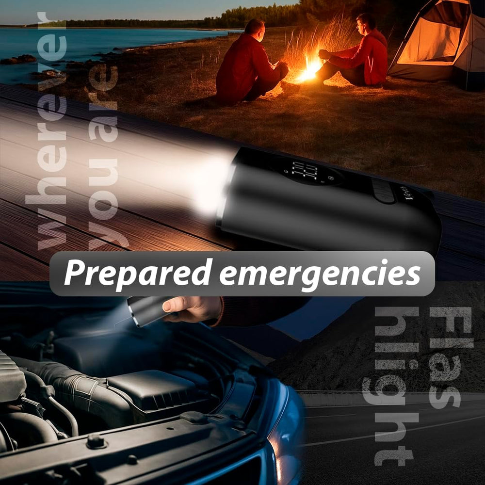 VT03 Portable Tire Inflator, 150 PSI Cordless Air Pump