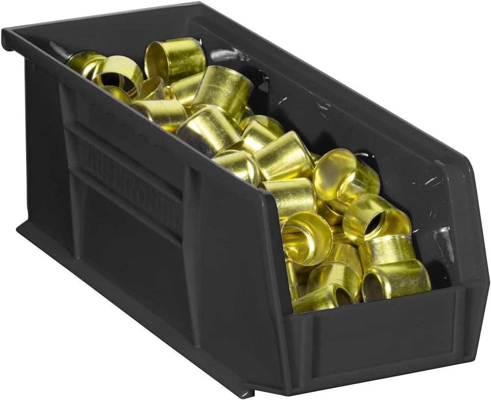Akro-Mils 30224 AkroBins Plastic Storage Bins, 11"x 4"x 4", Bl...