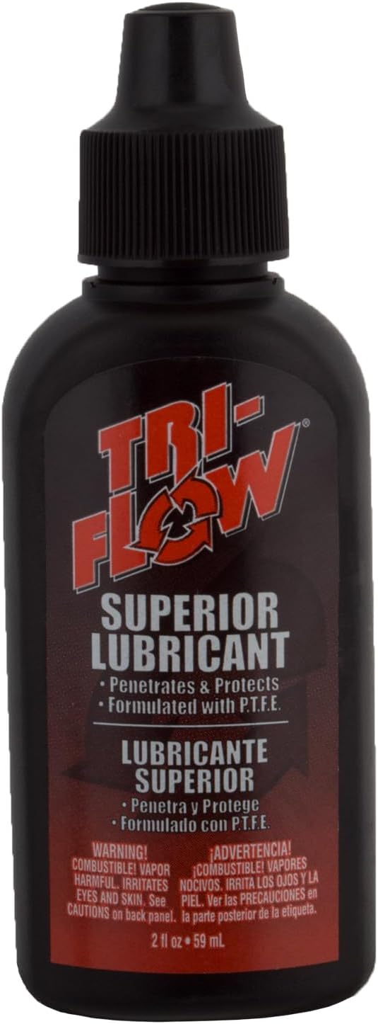Tri-Flow Industrial Lubricants 2 Oz Drip Bottle - Lot of 12