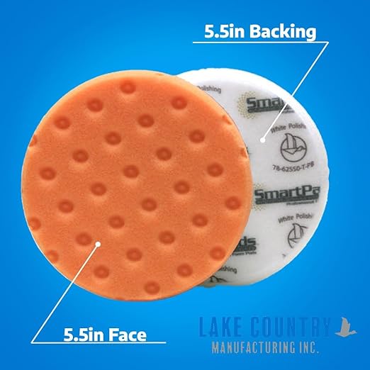 Smart Foam Pads Dual Action 5.5 inch Cut and Polish Combo | Perform 2-Step