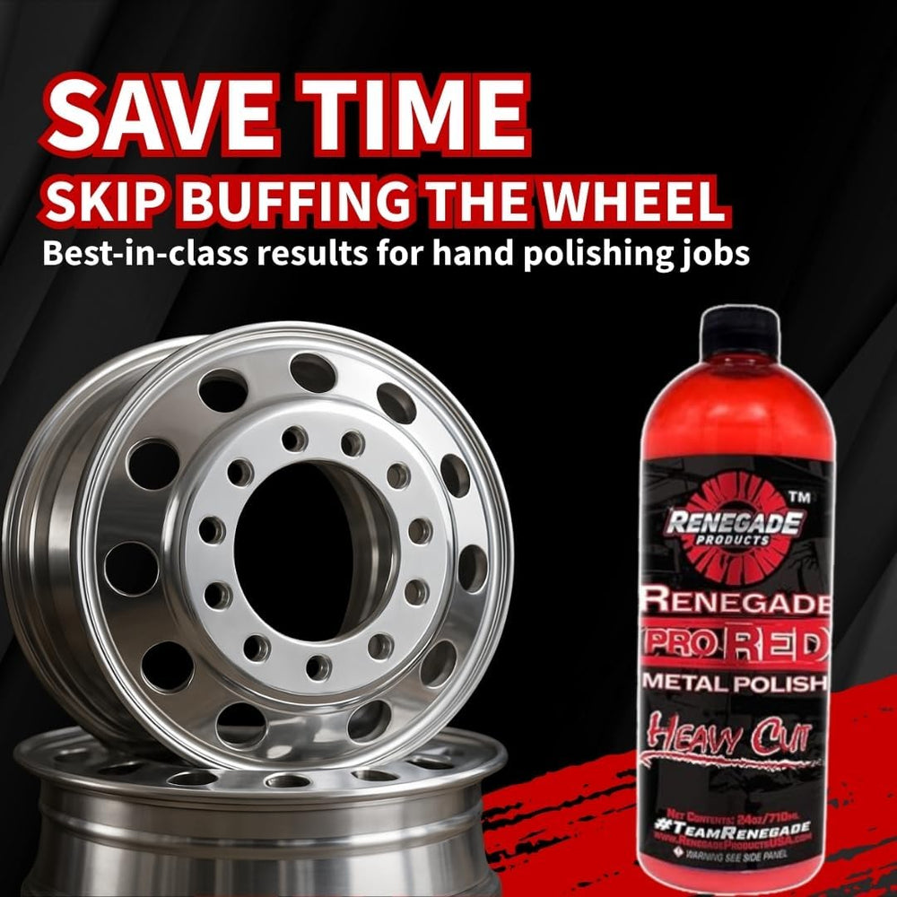 Renegade Products USA Pro Red Liquid Metal Polish - Heavy Cut Aluminum Metal ...
