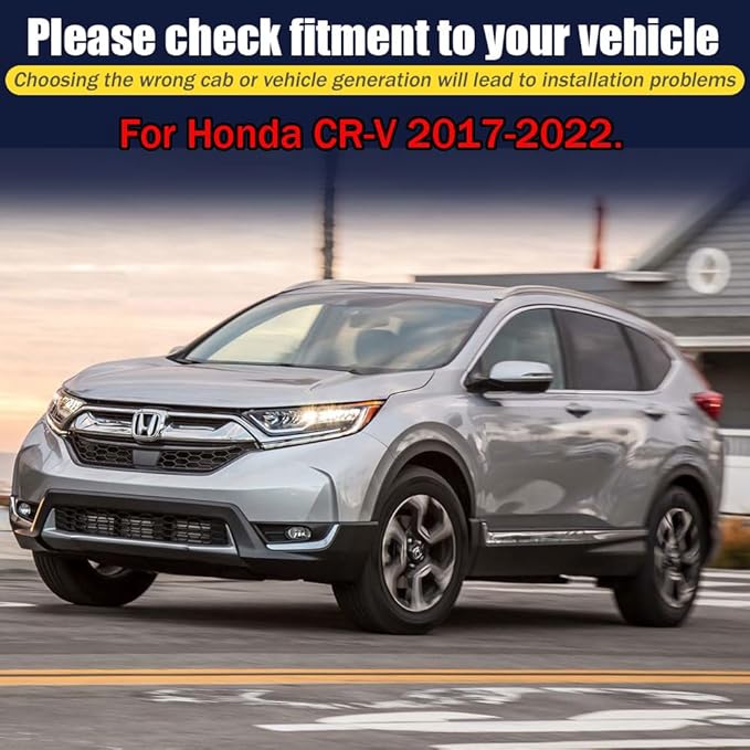 Rain Guards for Honda CR-V 2017-2022, Tape-on Side Window Deflectors for Honda