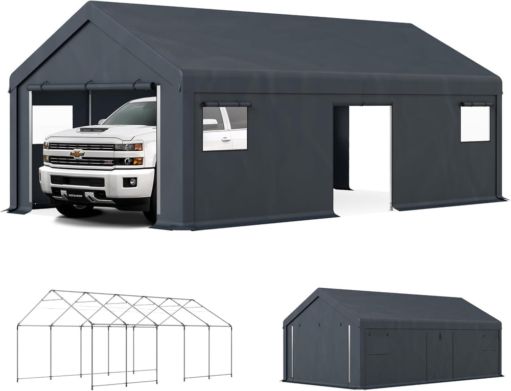 13x24 ft Carport Storage Shelter Shed Outdoor Portable Garage