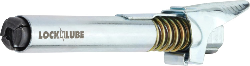 LockNLube Grease Gun Coupler XL - Universal Fit - Extra Reach for Recessed Gr...