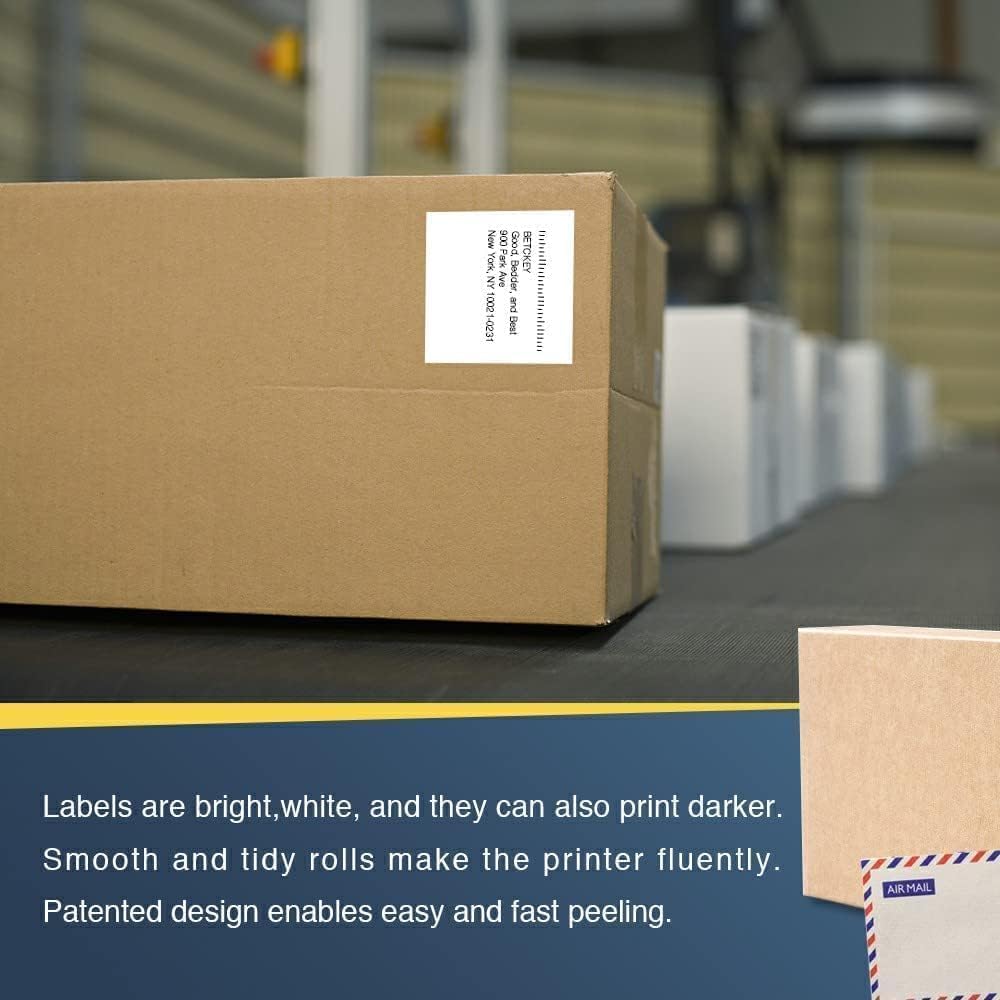 BETCKEY Replace for Brother DK-2205 2.4in x 100ft Continuou Labels[10 Roll]