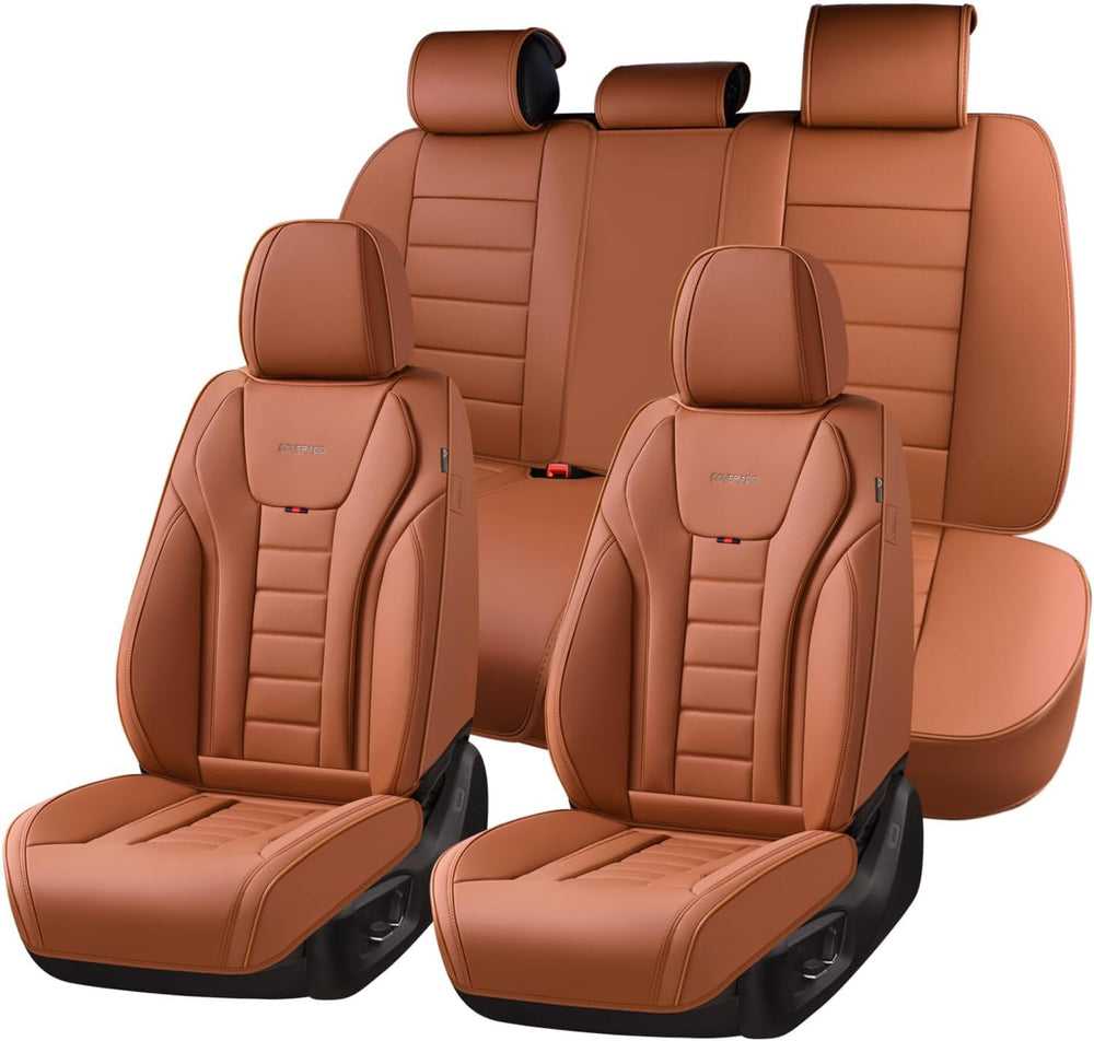 Coverado Car Seat Covers Full Set, Seat Covers for Cars, Front Seat Covers an...