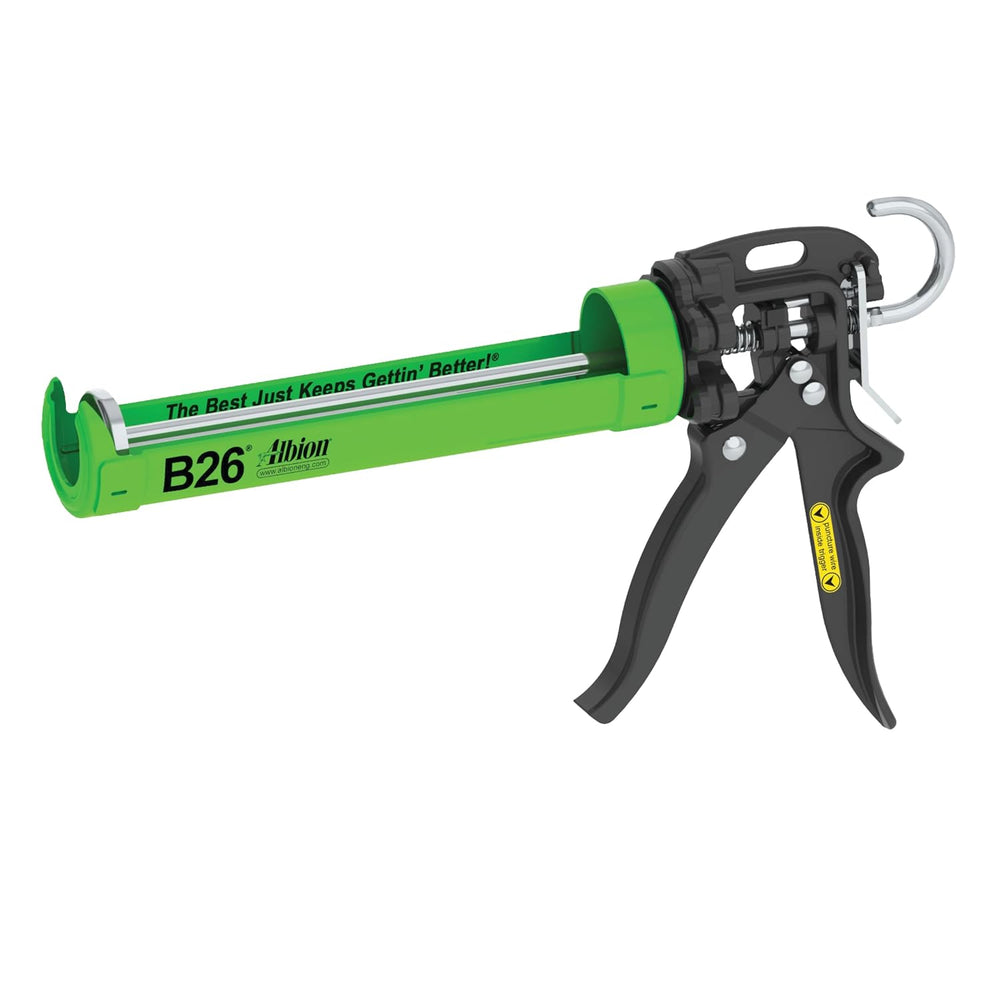 Albion Engineering Company B26 B-Line Manual Cartridge Caulking Gun, 1/10 Gal...