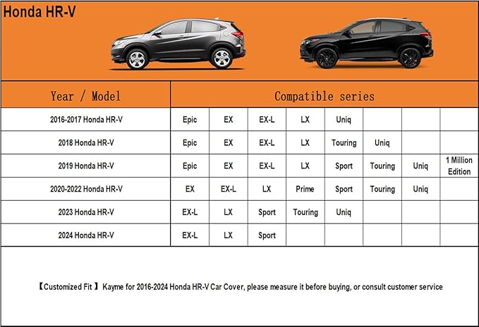 Kayme 6 Layers SUV Car Cover Custom Fit