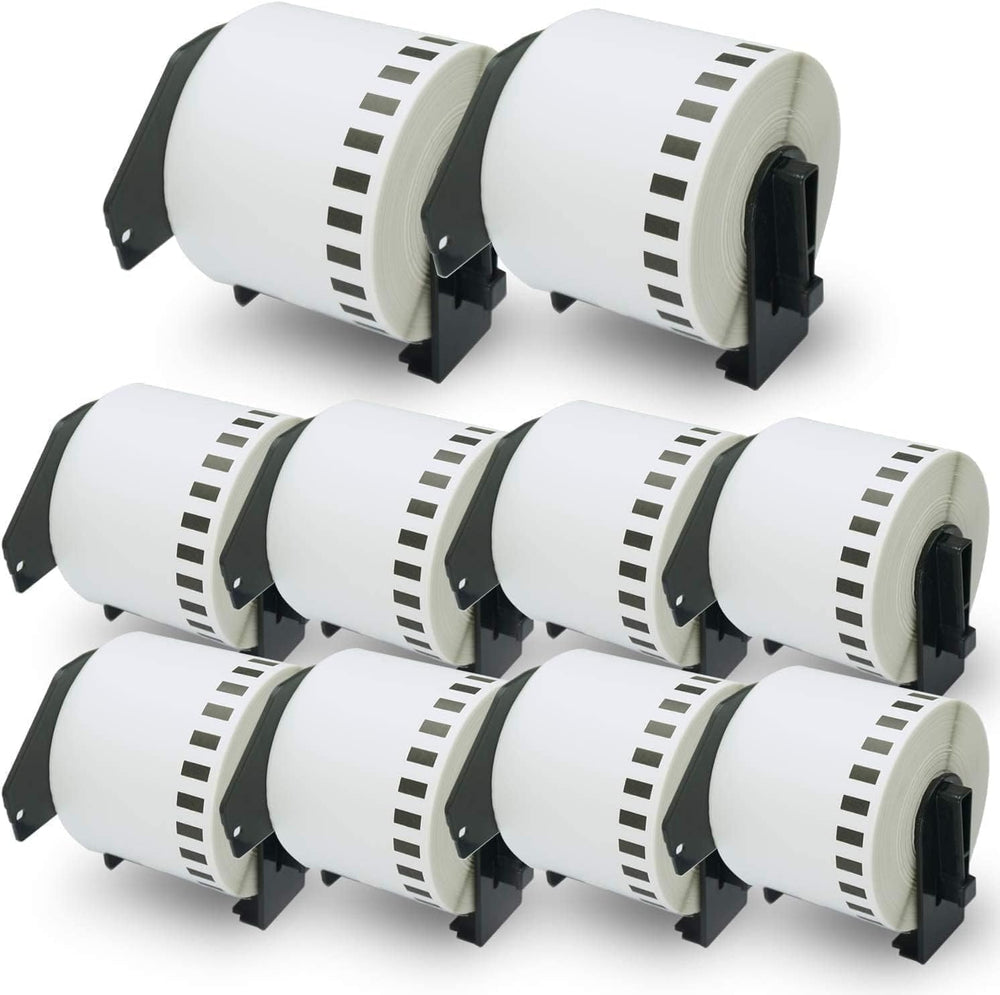 BETCKEY Replace for Brother DK-2205 2.4in x 100ft Continuou Labels[10 Roll]