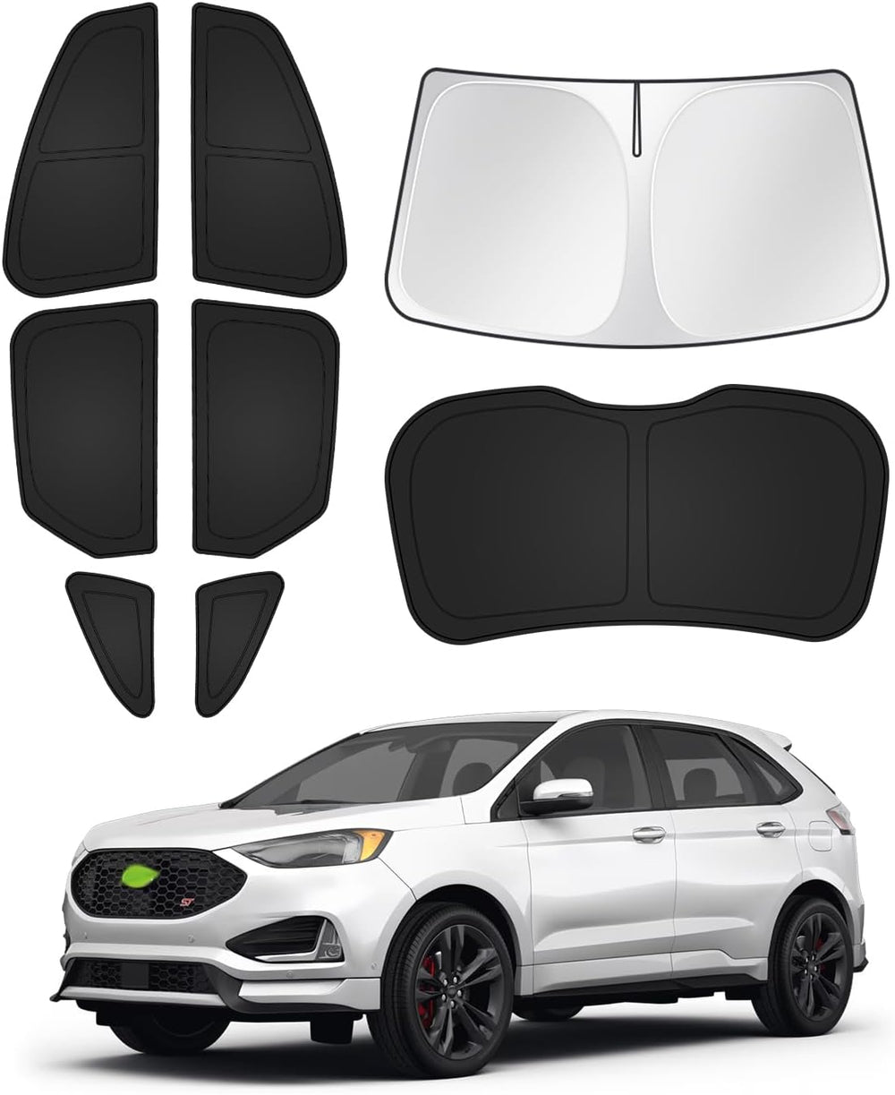 Sunshades for Ford Edge 2015-2024 Accessories Windshield Sun Shade Side Rear ...