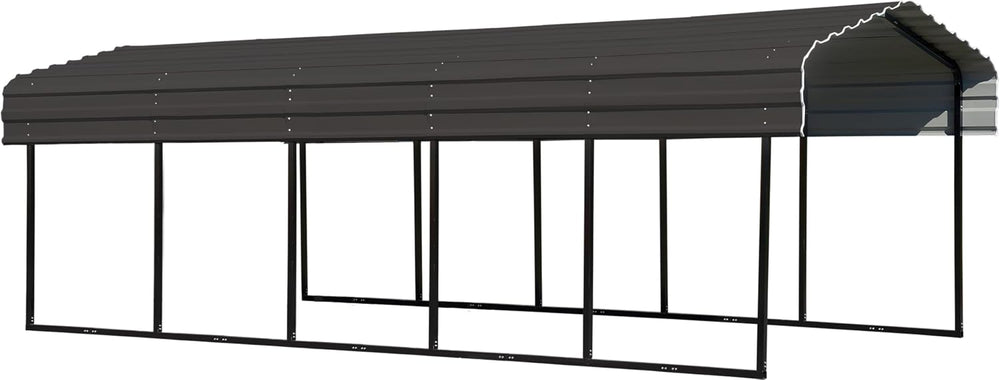 Arrow CPHC102407 Heavy Duty Galvanized Steel Metal Multi-Use Shelter, Shade, ...