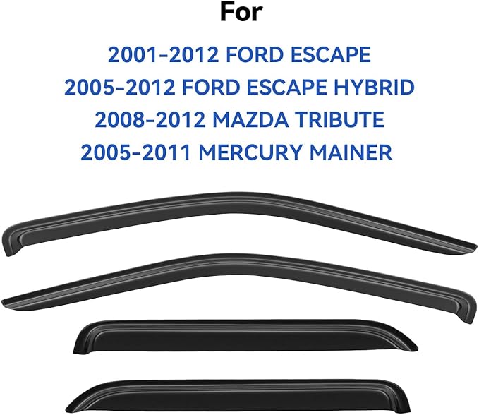 Window Visors Rain Guards Shield