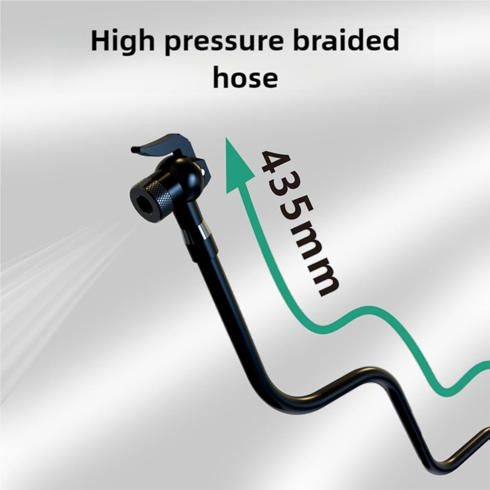 High-Pressure Tubeless Bike Tire Inflator Air Tank - 200 PSI Aluminum Alloy B...