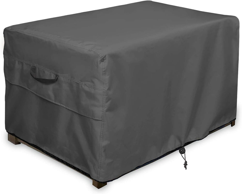 ULTCOVER Waterproof Outdoor Deck Box Cover 54L x 28W x 24H in, Black