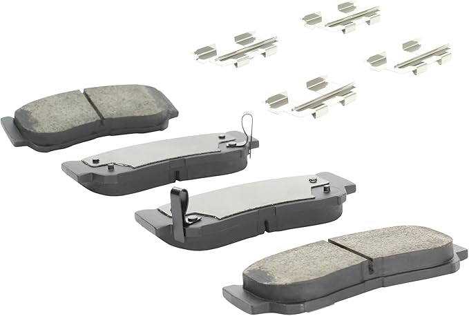 Premium Semi-Metallic Rear Brake Pads Compatible