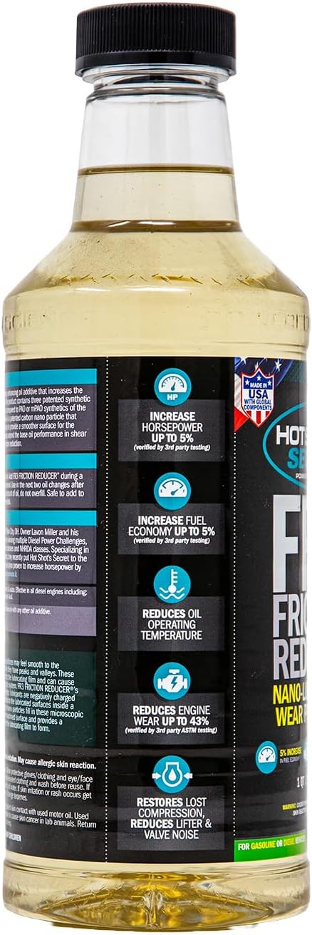 Hot Shot's Secret FR3 Friction Reducer Nano-Lubricant with Wear Protectio...