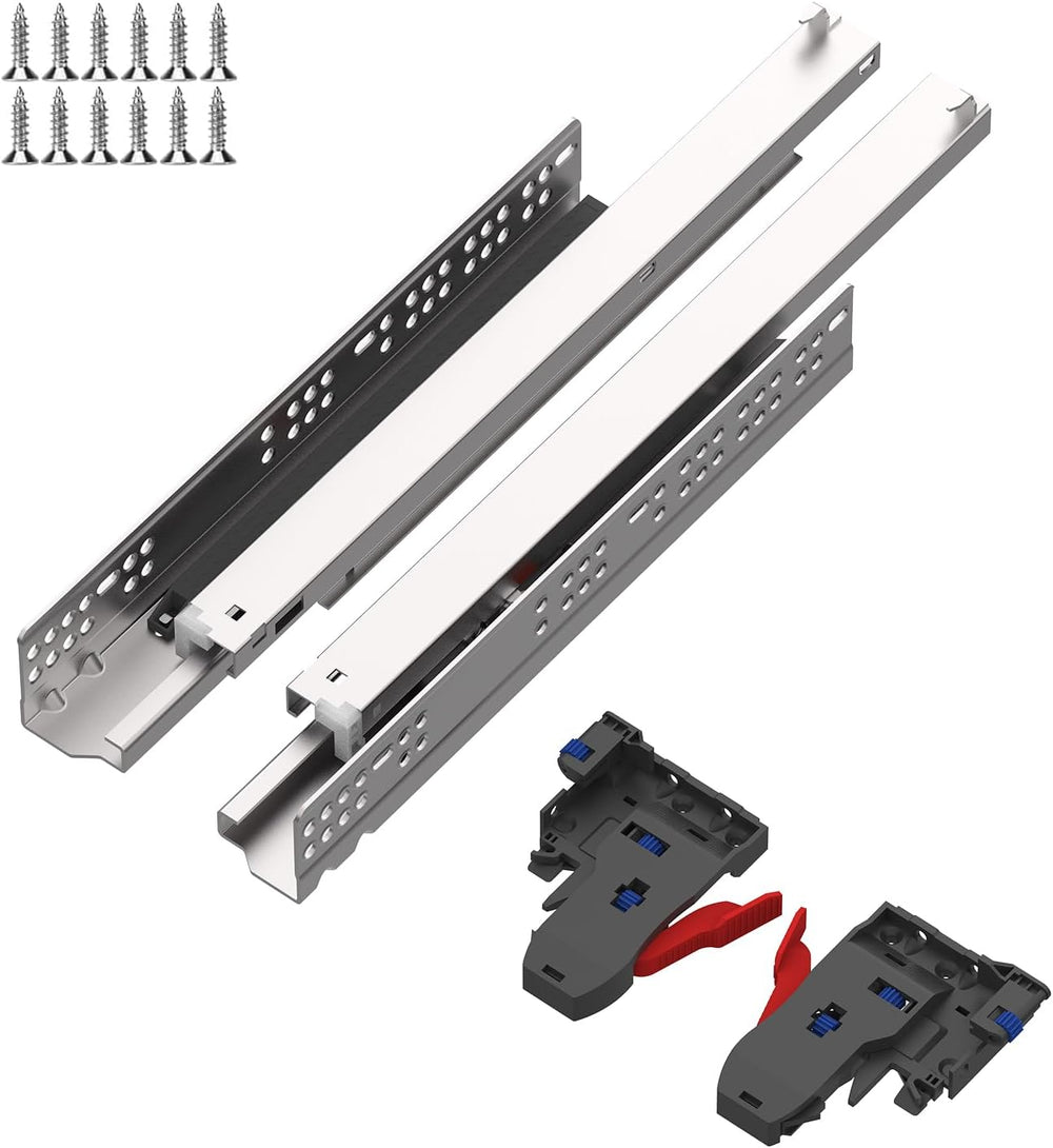 20 Inch 6 Pair Undermount Soft Close Drawer Slides Full Extension
