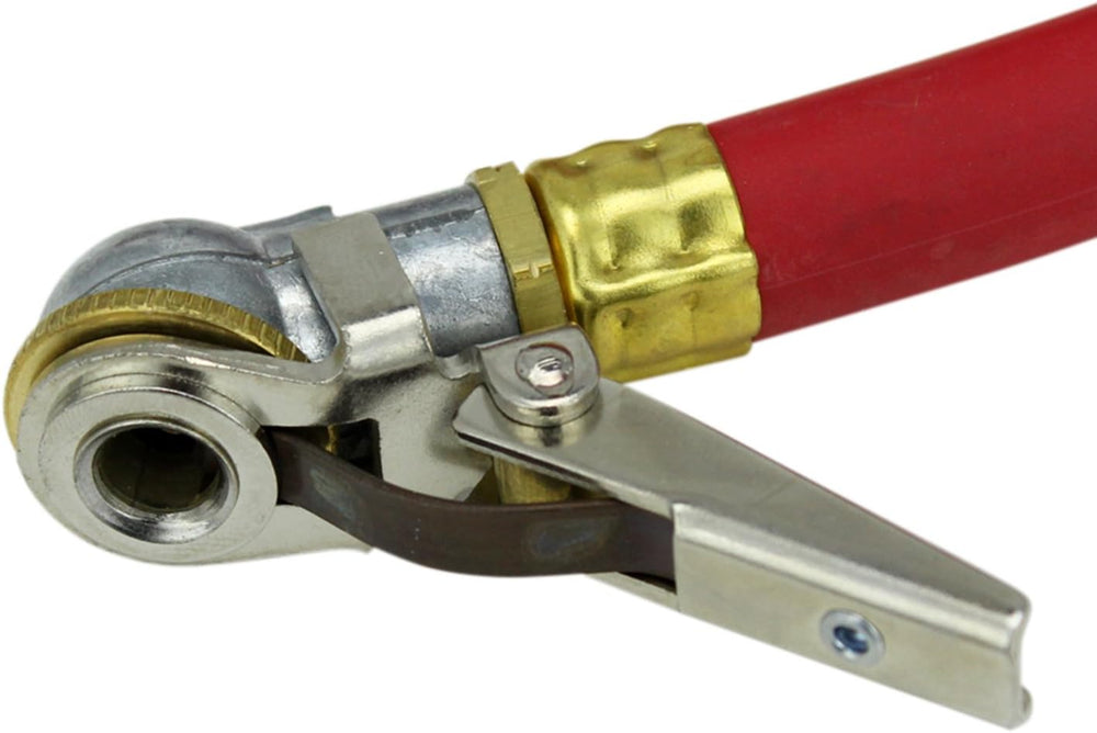 Service Station Tire Inflator, Air Pressure Gauge, Single Head Air Chuck, 3&#...