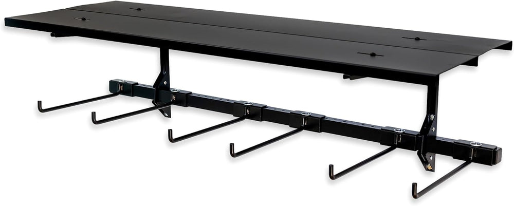 StoreYourBoard Chair Storage Rack with Storage Shelf – Folding Chair Rack for...