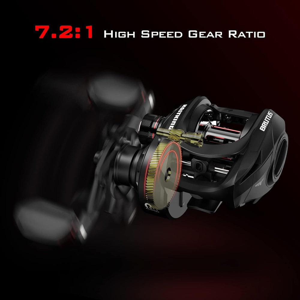 KastKing Brutus Baitcasting Fishing Reels, 7.2:1 Gear Ratio
