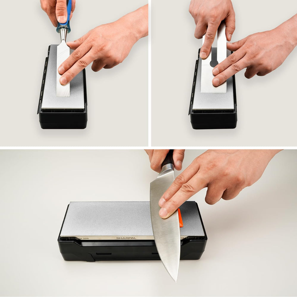 SHARPAL 162N Double-sided Diamond Sharpening Stone, 8 in. x 3 in.