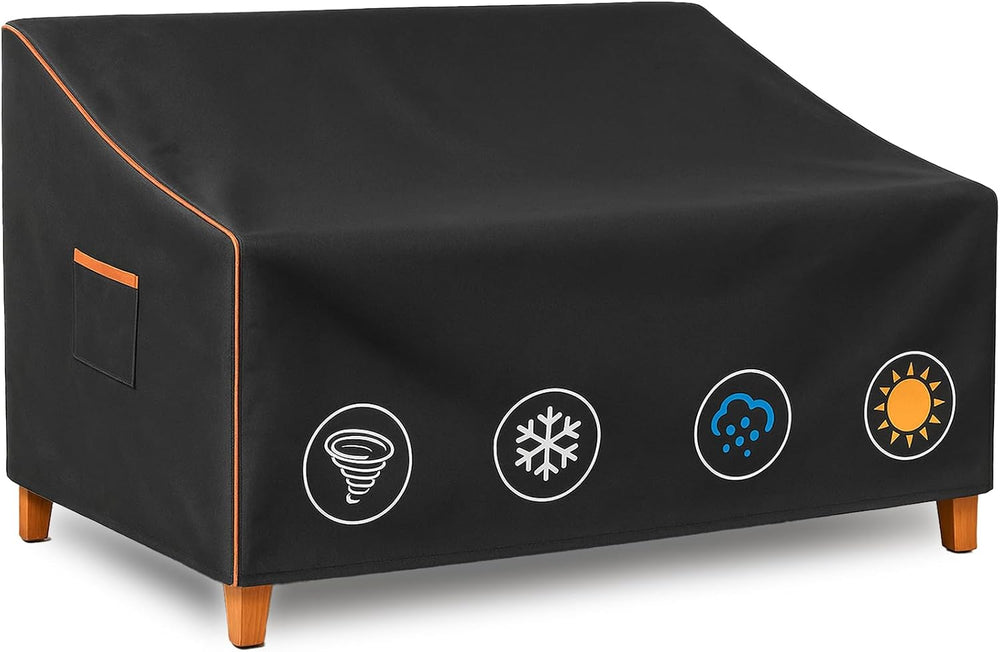 Outdoor Sofa Cover, Waterproof Patio Furniture Cover 80W x 42D x 33H inches