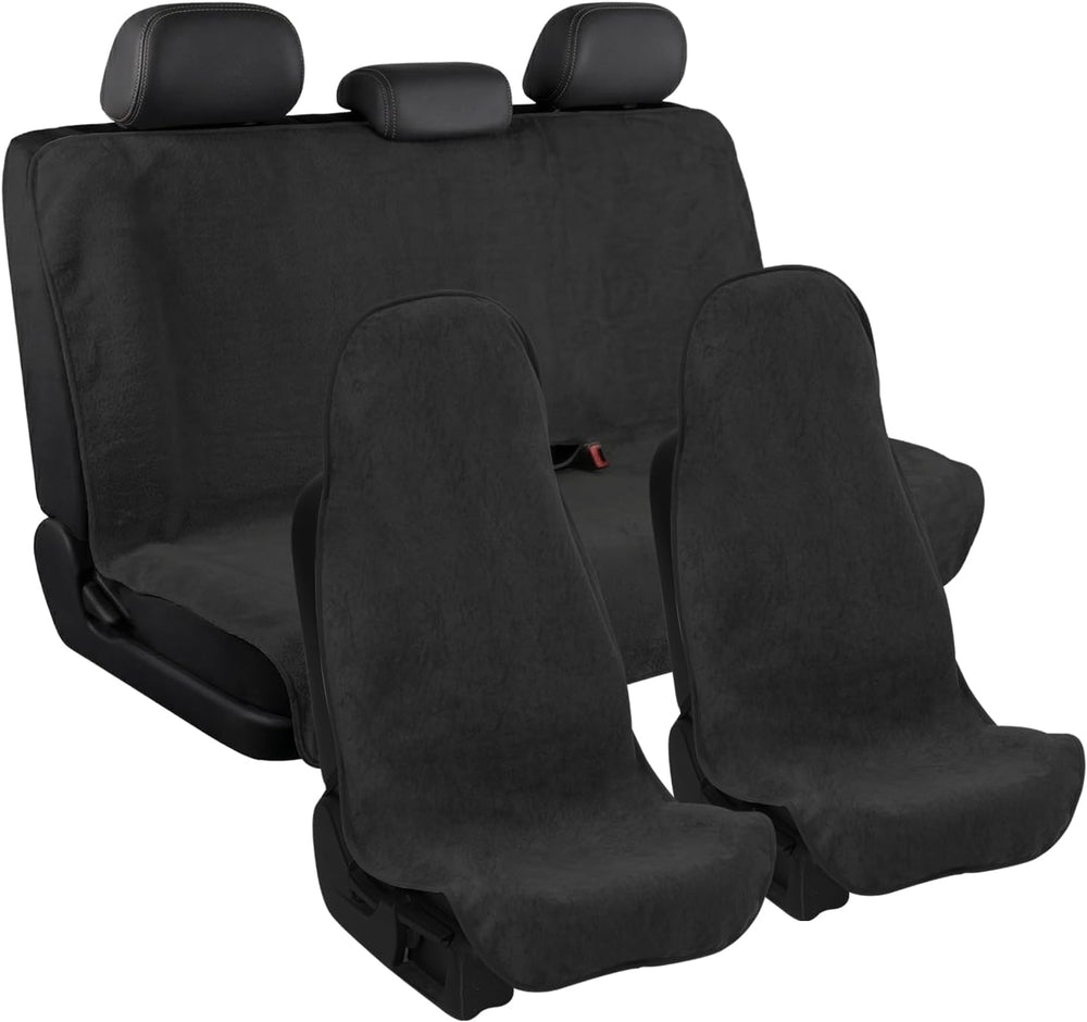 Waterproof Car Seat Cover Full Sets Interior Sets Universal Fits Car Sweat To...