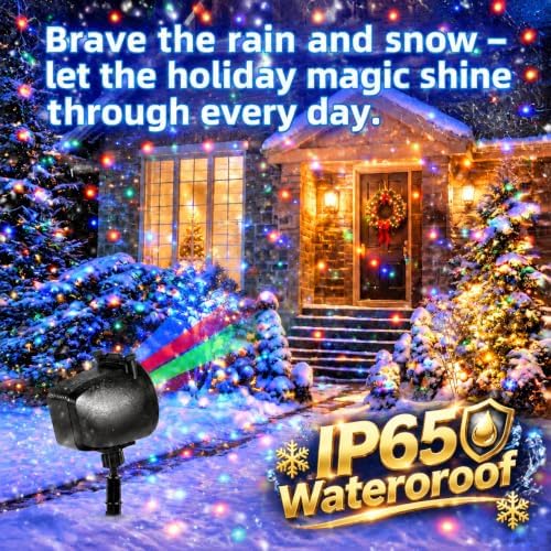 Outdoor Laser Projector Lights, RGB Firefly Light Show for Backyard Parties &...