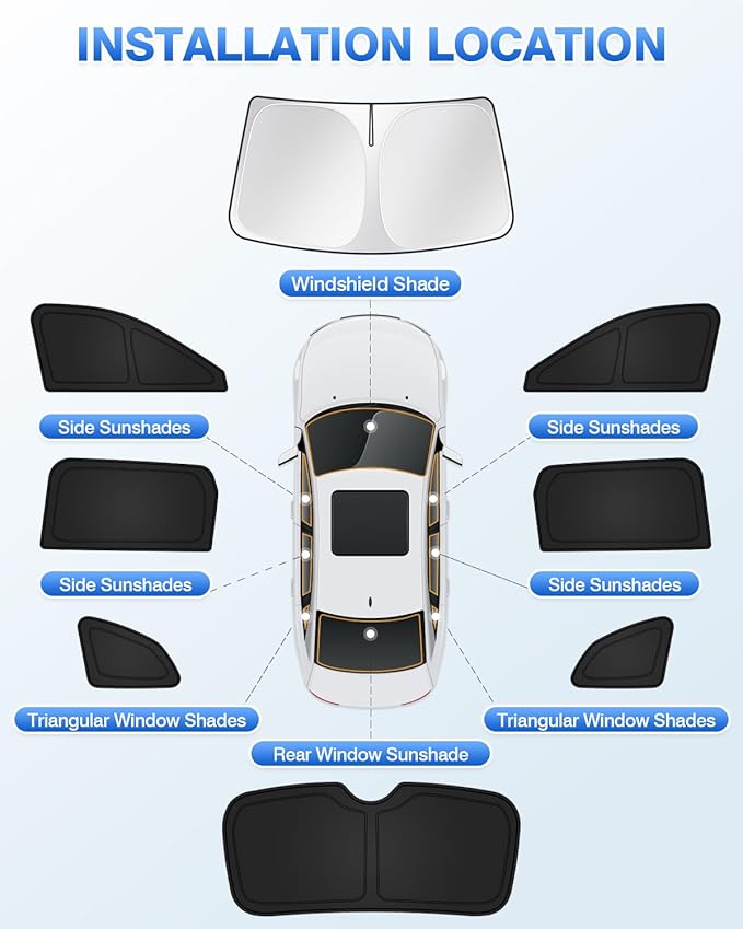 Sunshades for Honda CRV 2023-2025 2026 CR-V Accessories Windshield Sun Shade ...
