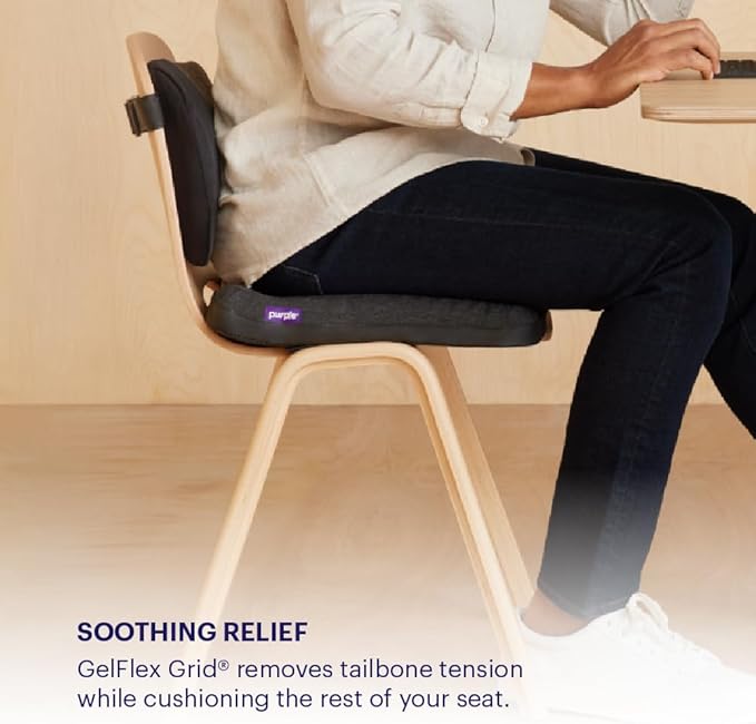 Purple Simply Seat Cushion | Pressure Reducing Grid Designed