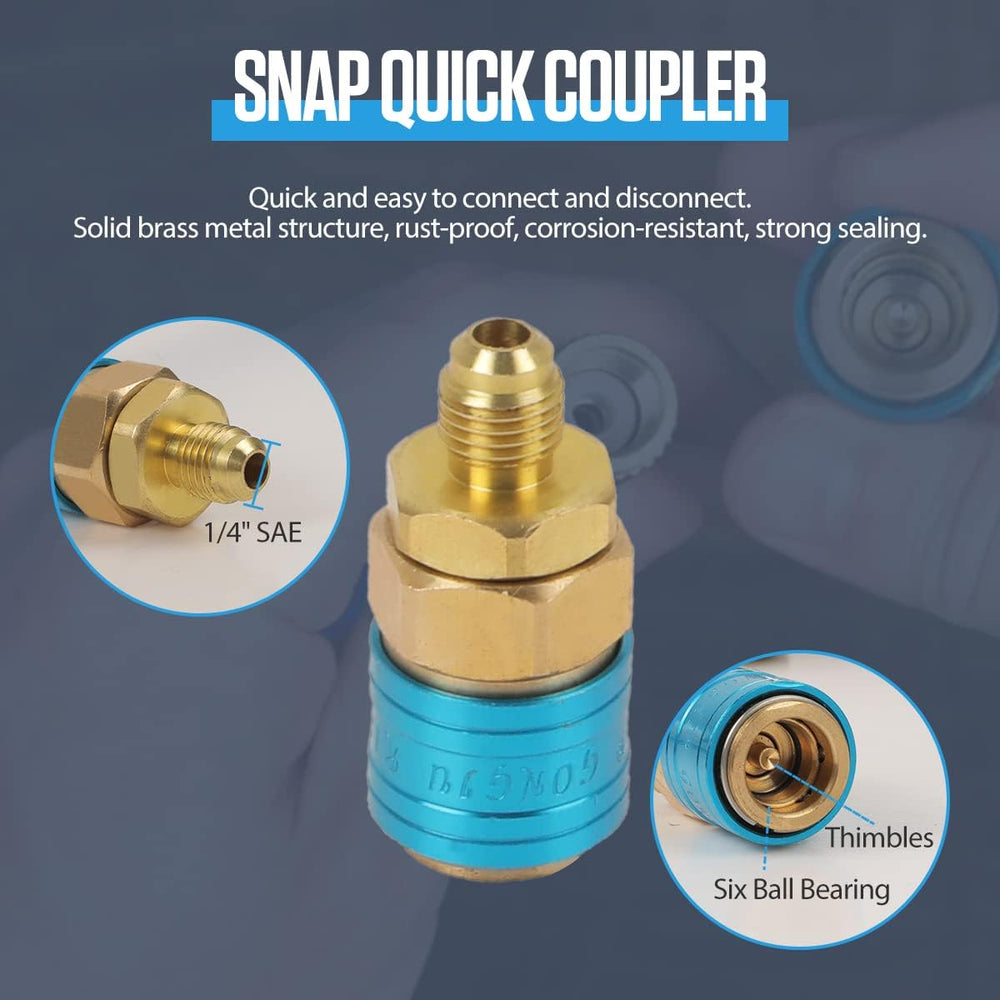 AC Oil Dye Injector Tool with Scale, R134A Compressor Oil Injector Kit