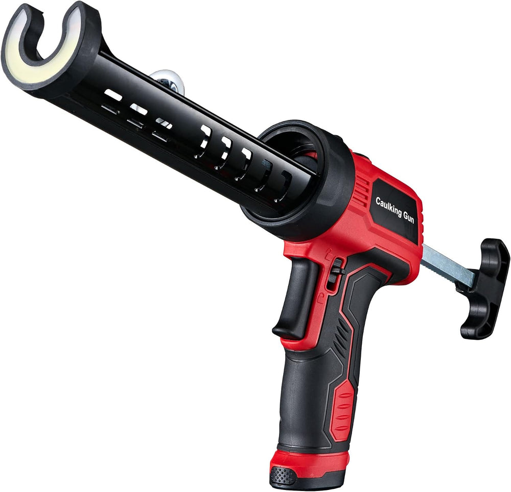 Caulk Gun, Non-Drip Electric Caulking Gun with 300 KG Thrust, Cordless Silico...