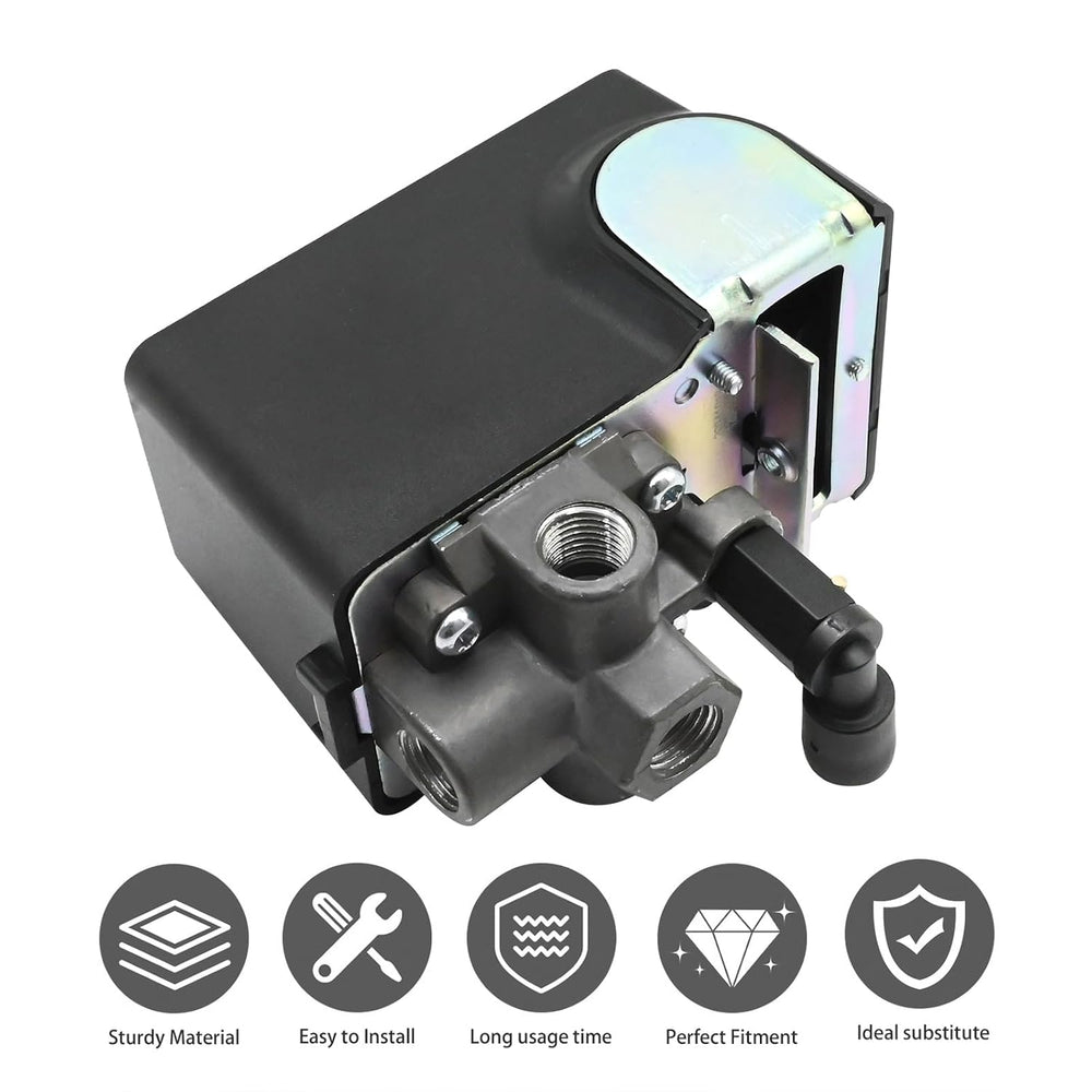 034-0184 26 A Pressure Switch Air Compressor 120/240 V 125-155 PSI, Replaces ...