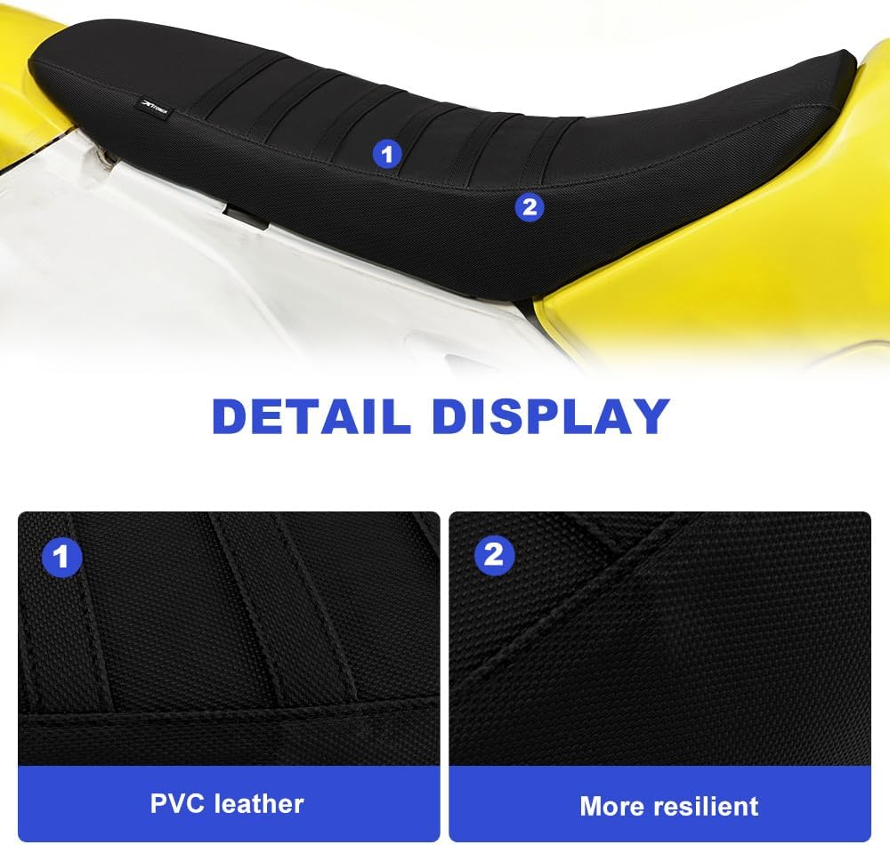 xitomer Striped Grip Gripper Seat Covers Fit for 2024 DRZ400 Seat Cover Water...
