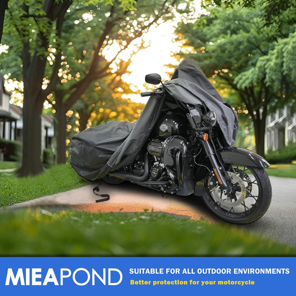 Motorcycle Cover for Harley Davidson Touring Waterproof Heavy Duty