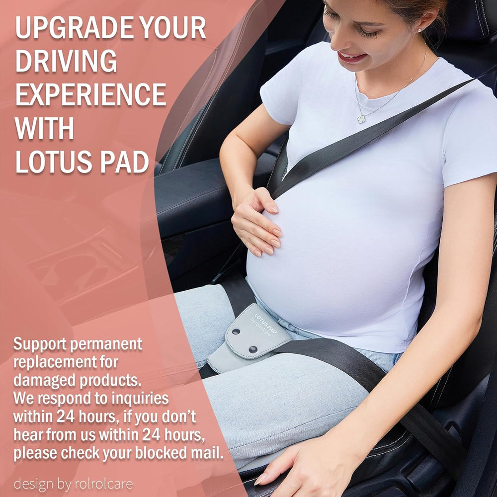 Car Seat Cushion for Pregnancy, Integrated Abdominal Pad, Elastic Breathable ...