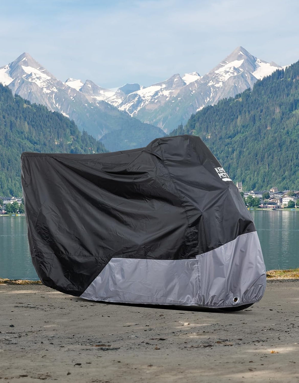 KEMIMOTO 420D Heavy Duty Waterproof Motorcycle Cover Side Top Box Fit Adventu...