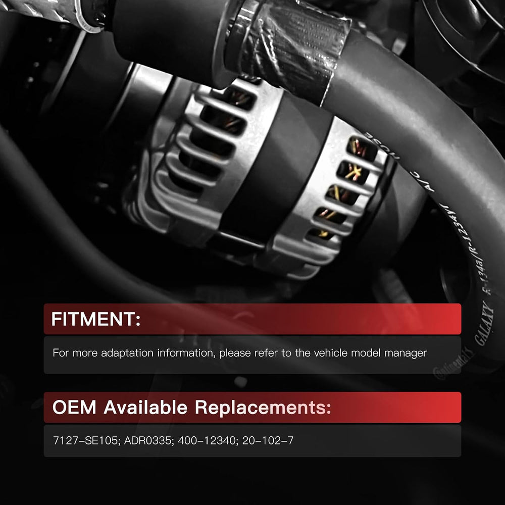 Automotive Alternator For Chevy One Wire 10SI Self-exciting SBC BBC GM Replac...