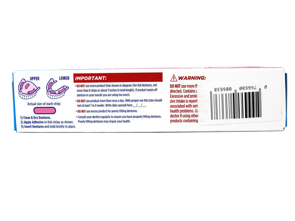 Fixodent Cream Size 2.4z Fixodent Denture Adhesive Cream Original 2.4 Ounce (...