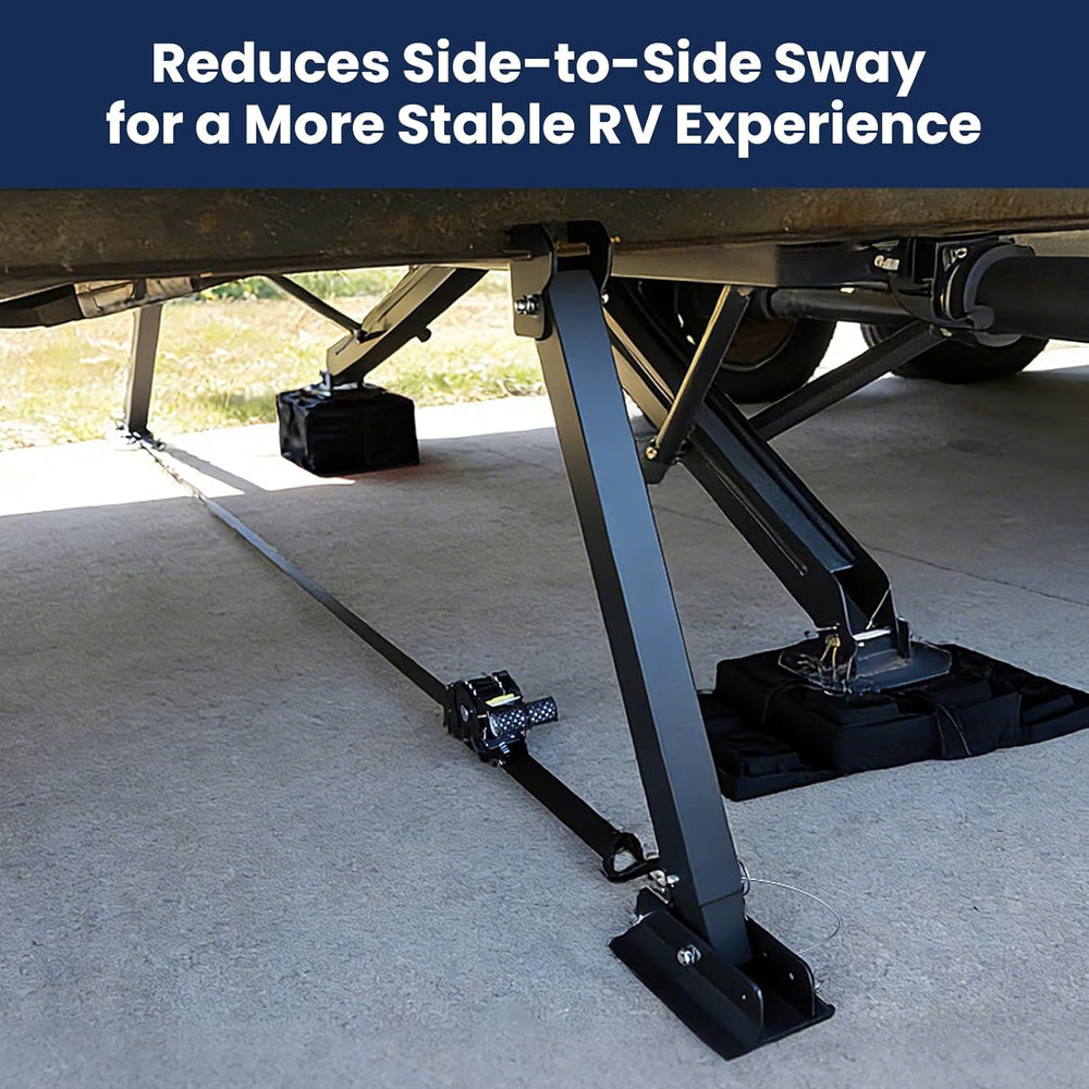 Aluminum I-Beam RV Stabilizer,Camper Wobble Jack Trailer Essentials