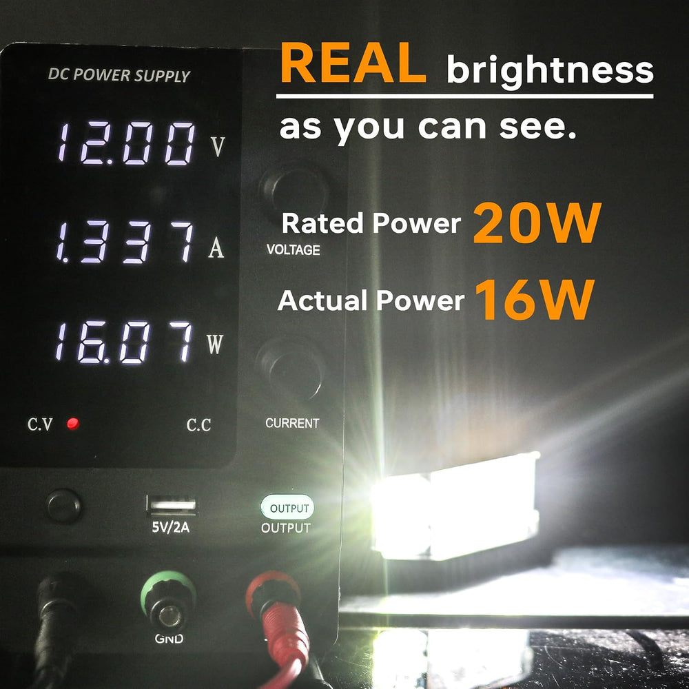 3 Inch LED Pods, 2PCS 40W 12V Flood Spot Ditch Lights Offroad Driving Fog LED...