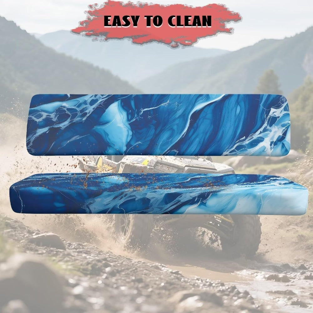 Blue Marble Universal UTV Replacement Seat Covers Soft UTV Bench Seat Cover f...