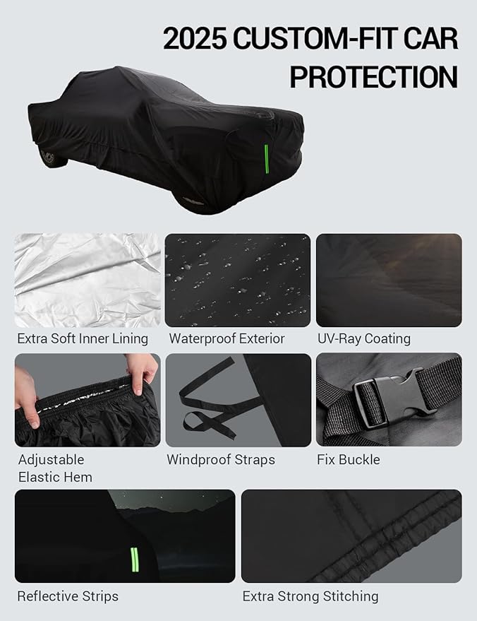 Proadsy 2025 Upgrade Car Cover Custom Fit