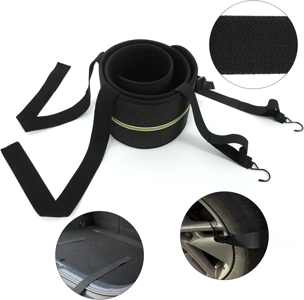 Rear Bumper Protector for Cars, Car Bumper Guard with Long Safety Reflector