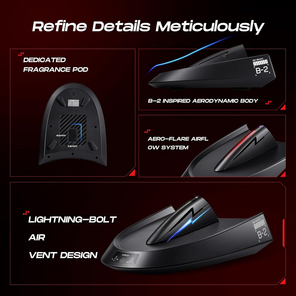Motorcycle Helmet Dryer & Deodorizer Purification System-Fan Heater