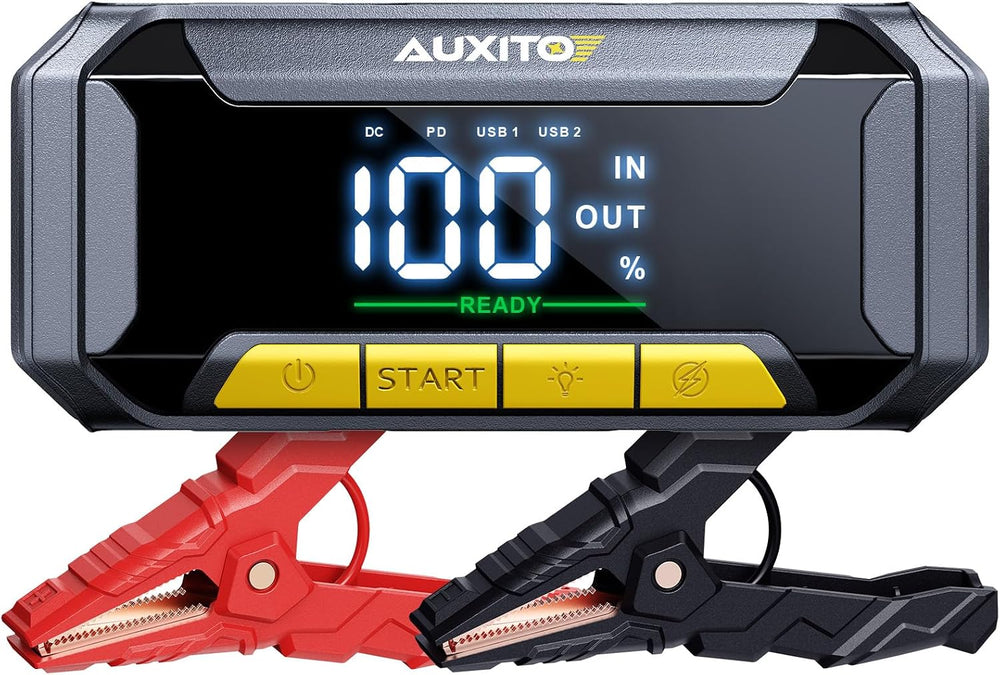 AUXITO 8000A Car Battery Jump Starter Boost Force Start Function Jump Box 60W