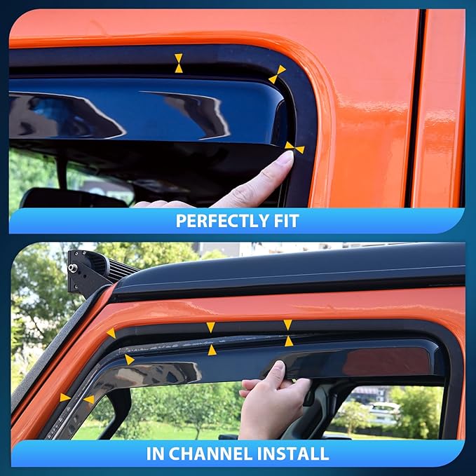 Nilight in Channel Window Deflectors